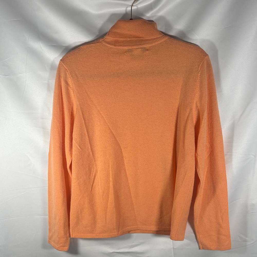 Samantha Taylor 100% Cashmere Turtleneck Sweater SZ L - Picture 5 of 5